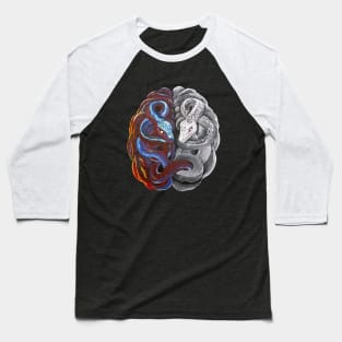 Snake Brain Baseball T-Shirt